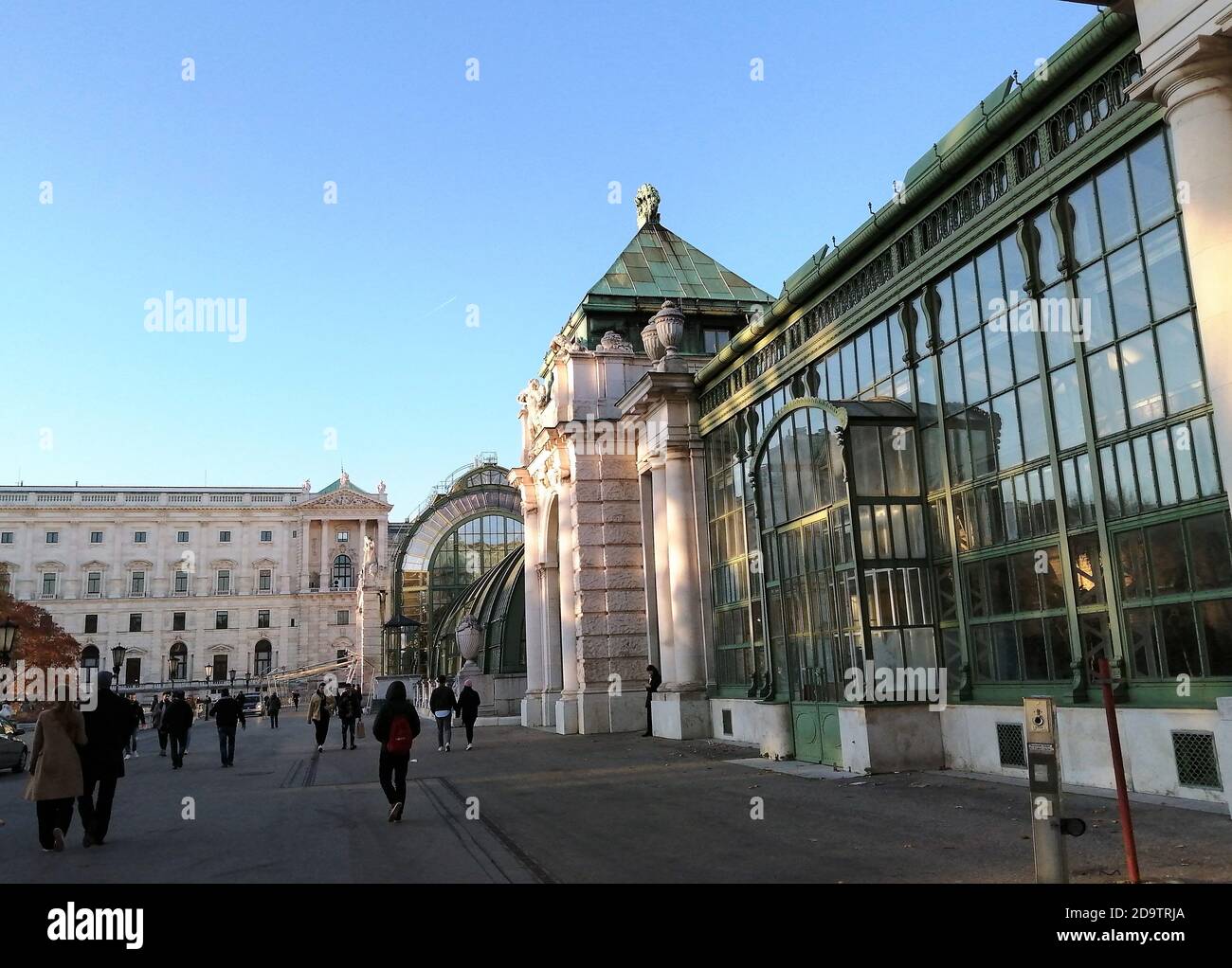 A View from the building of Hofburg Vienna congress & Event Center and OSCE Organisation for Security and co-operation in Europe. Vienna, Austria in 1 Stock Photo