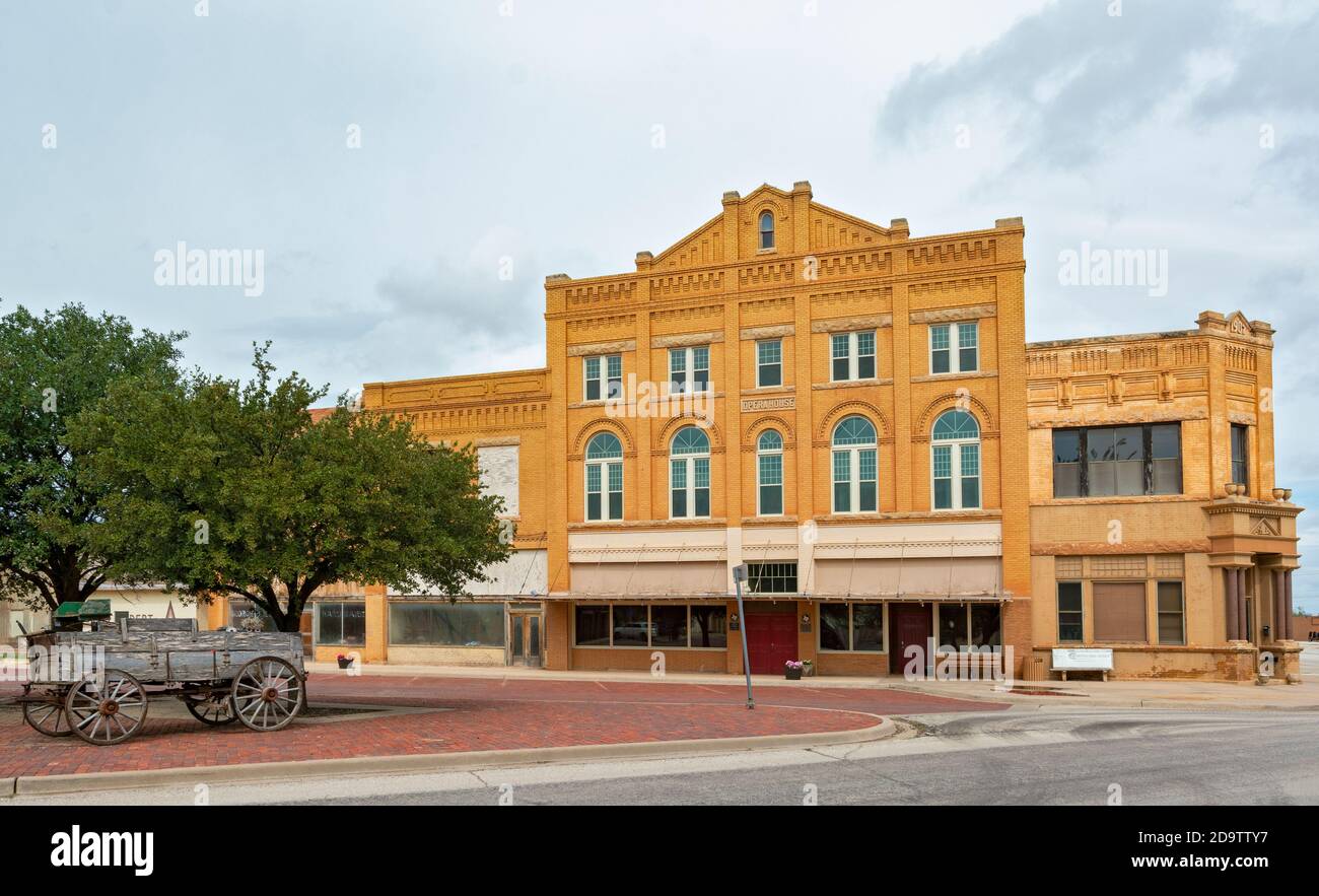 Texas, Anson, Opera House built 1907 Stock Photo Alamy