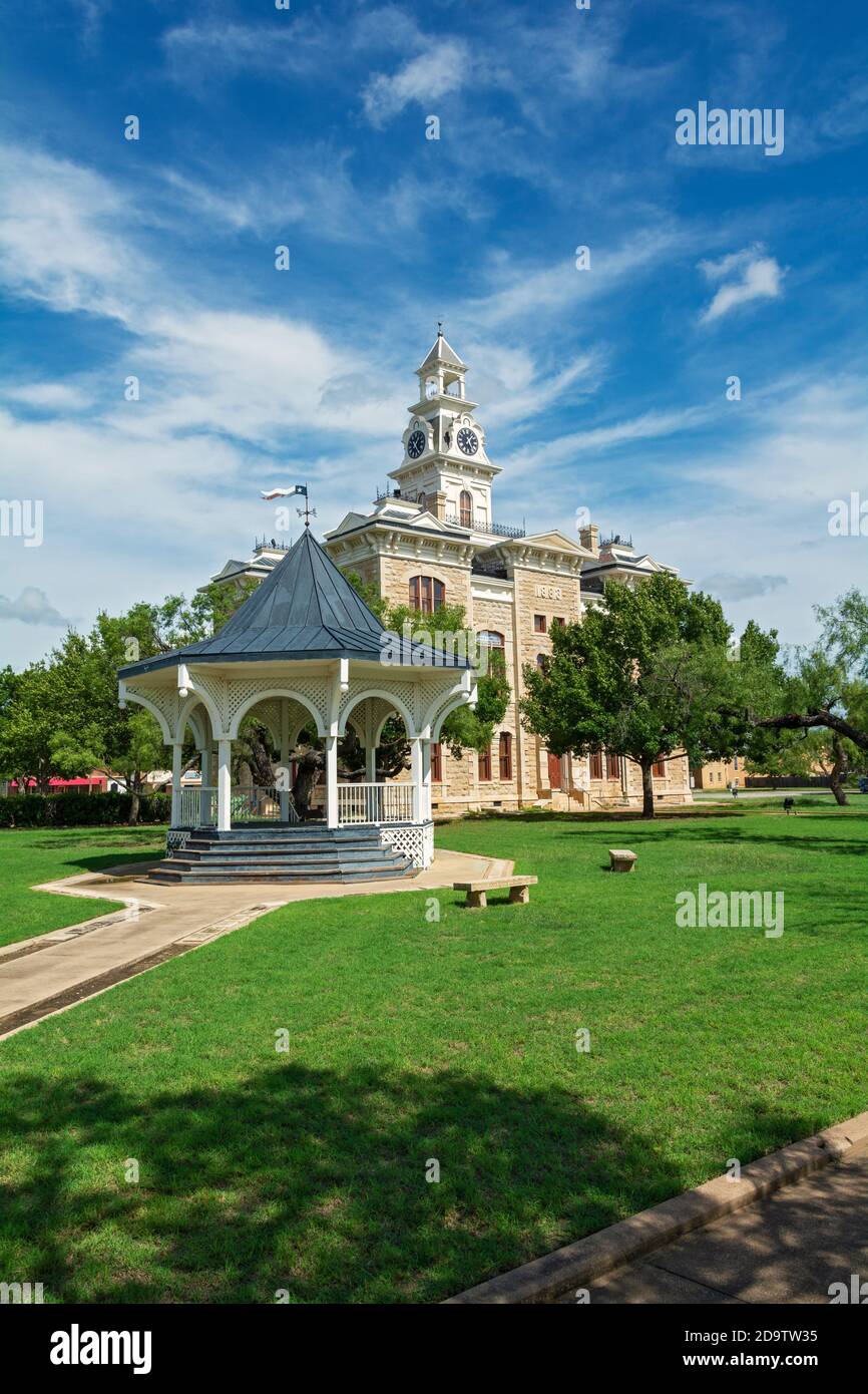 Texas, Albany, Shackelford County Courthouse built 188384 Stock Photo Alamy