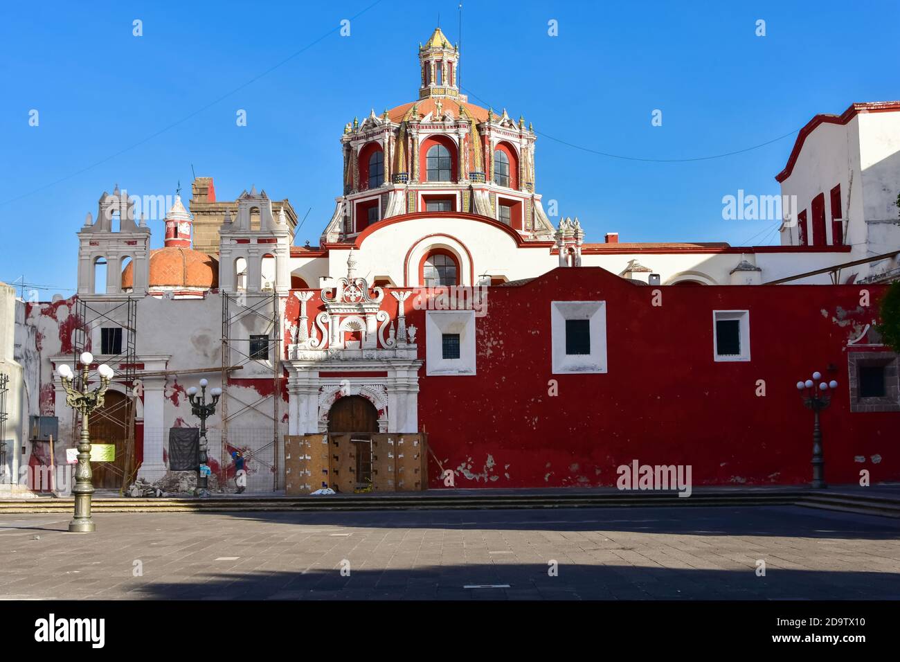 Santo Domingo Church in Puebla, Mexico Stock Photo