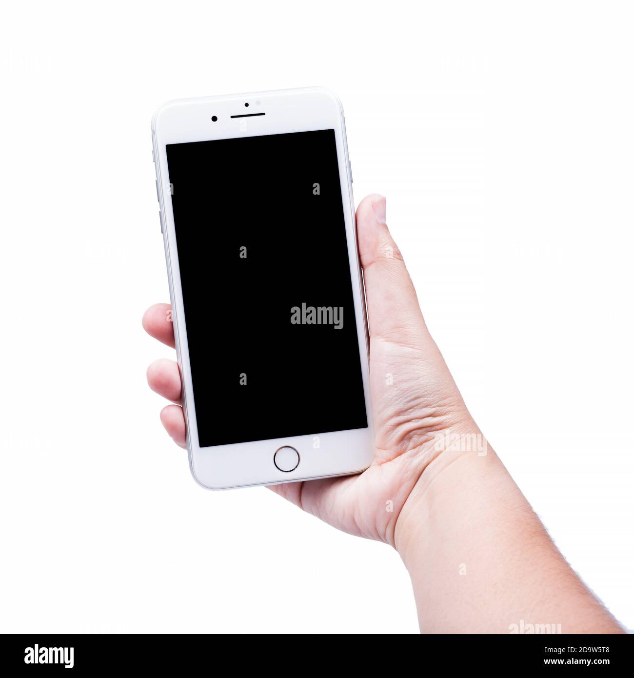 Iphone 8 on white hi-res stock photography and images - Alamy