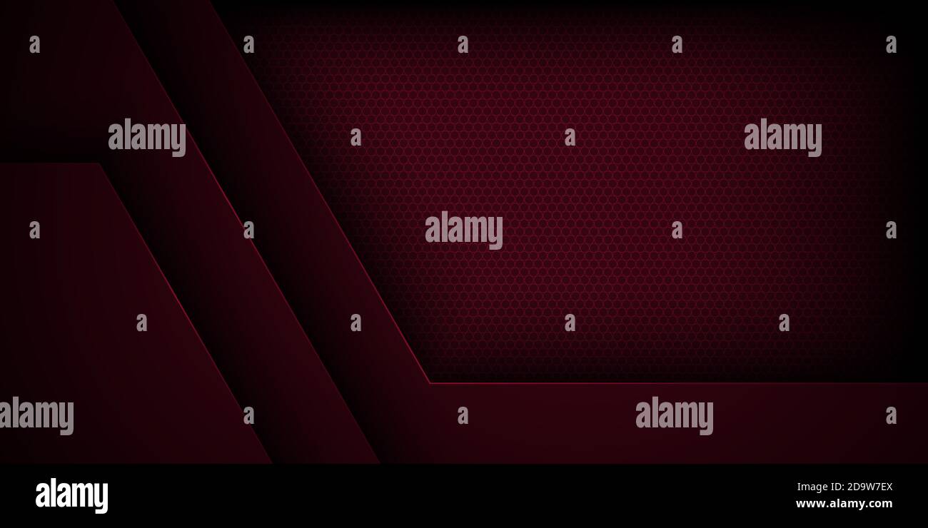 Red abstract vector background with overlapping characteristics. Stock Vector