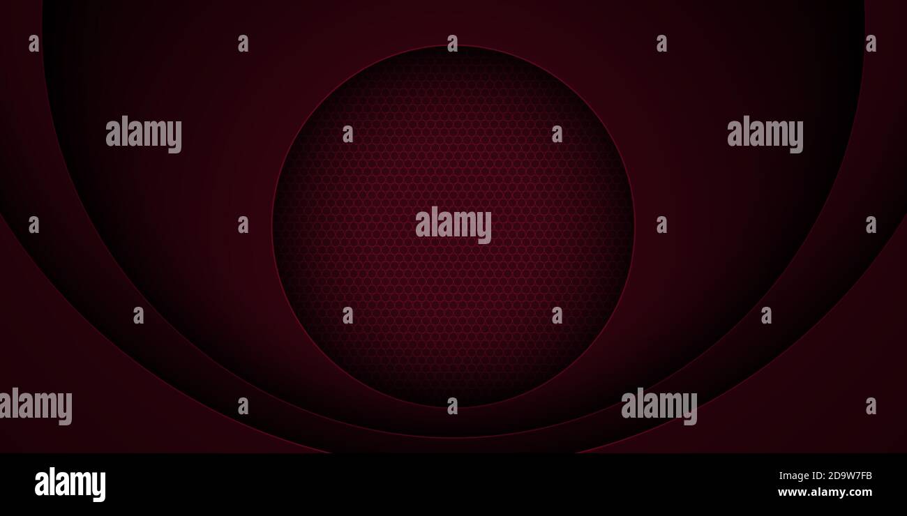 Red abstract vector background with overlapping characteristics. Stock Vector