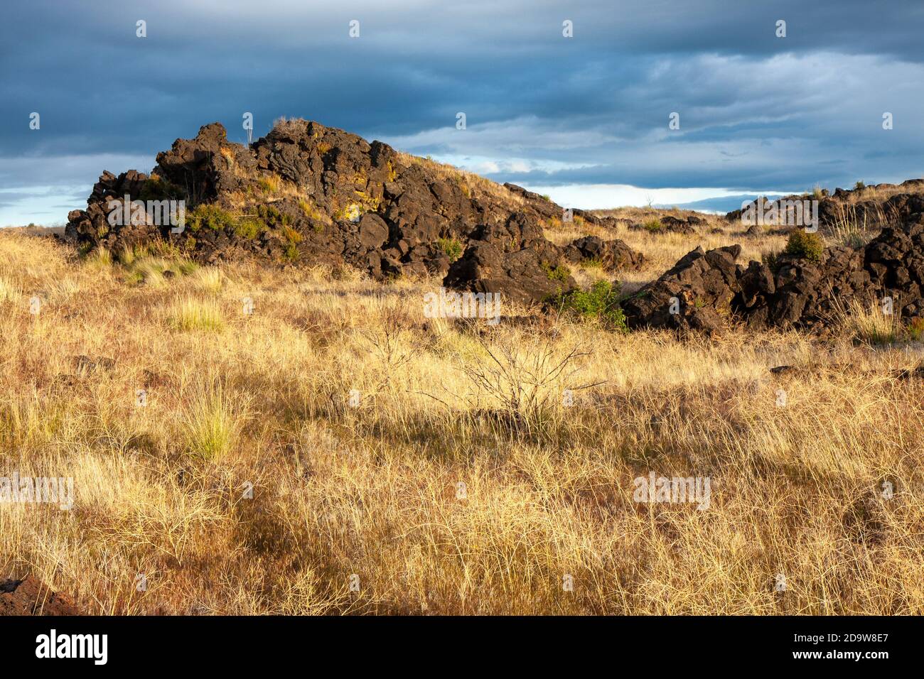 Volcanic rock in Lava Beds, California Stock Photo Alamy