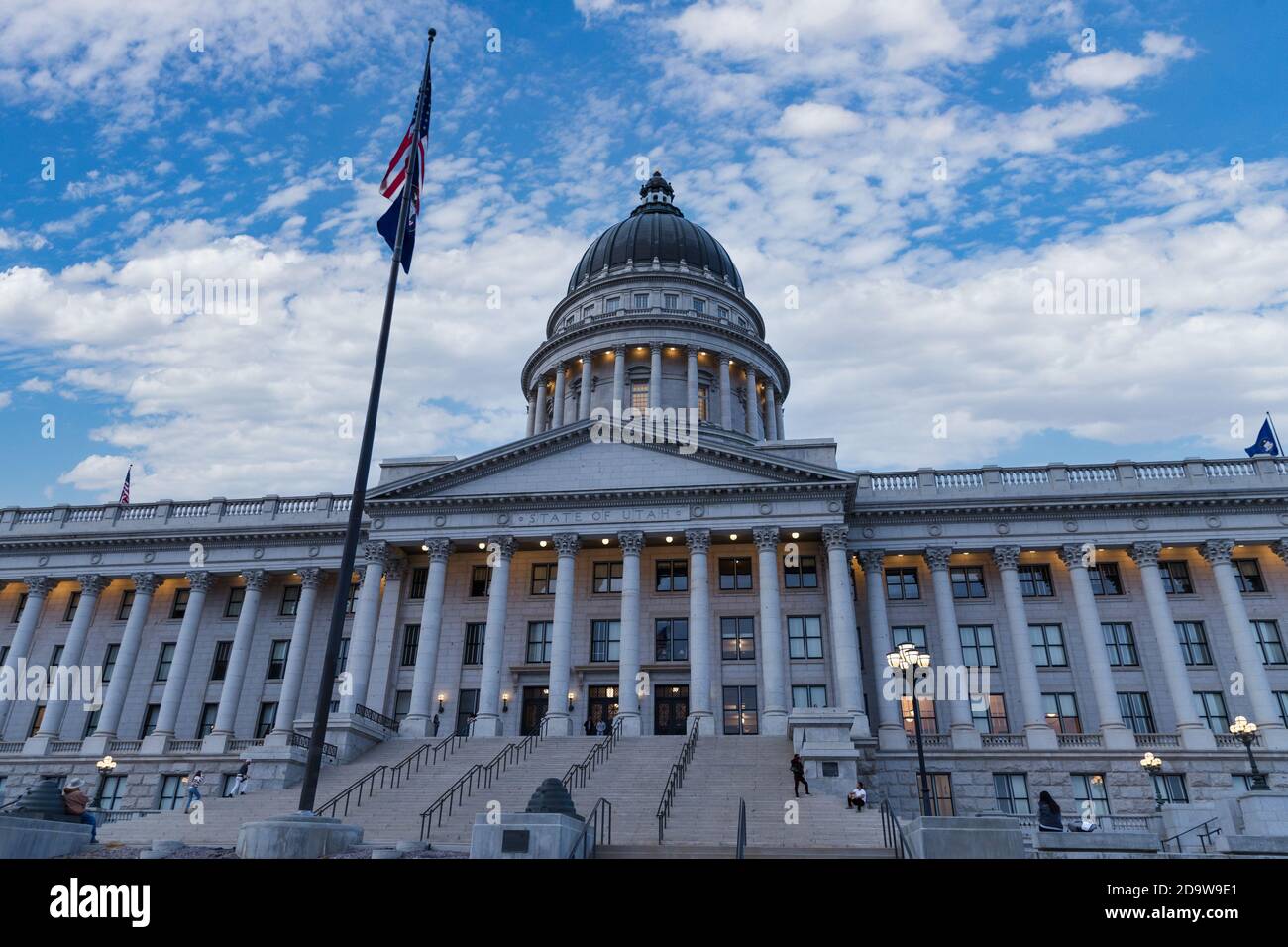 Salt Lake City, UT / USA - November 6, 2020: Utah State Capitol Building Stock Photo