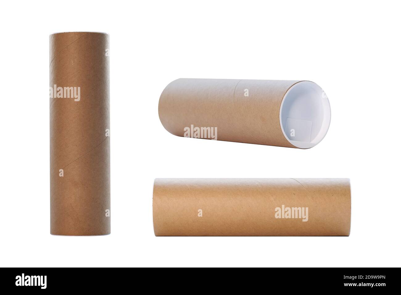 Cylindrical paper box for putting tennis balls or battling balls