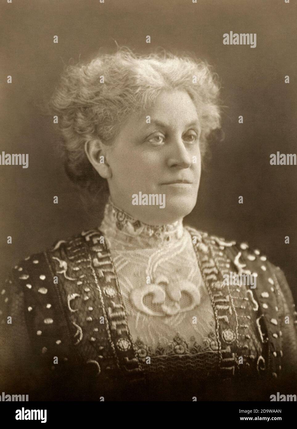 Carrie Chapman Catt - National Woman's Party, circa 1913 Stock Photo
