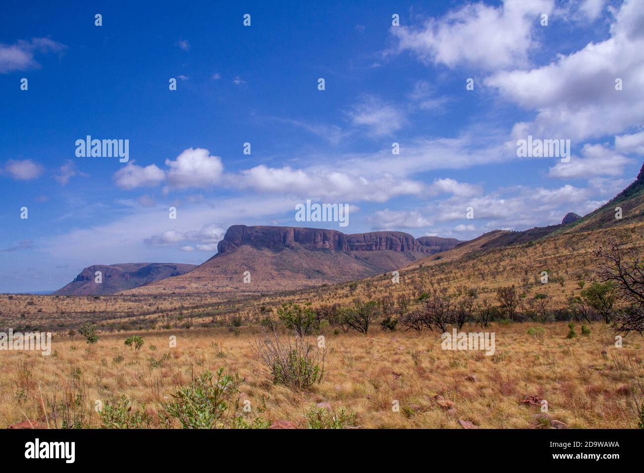 Landscape scene in the northern Limpopo province of South Africa Stock 