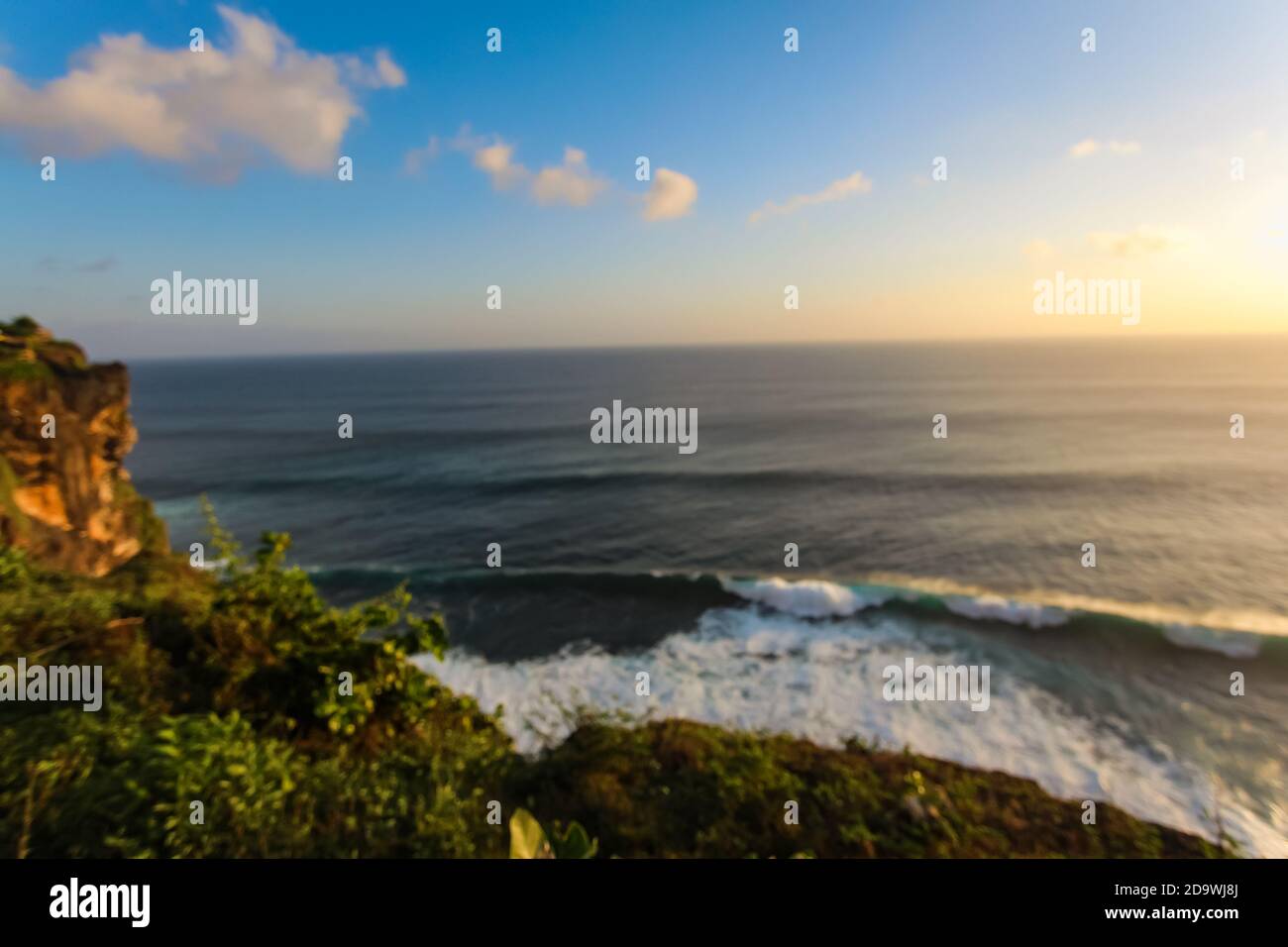 Sunset at Uluwatu Temple at Uluwatu Beach, Bali Stock Photo Alamy