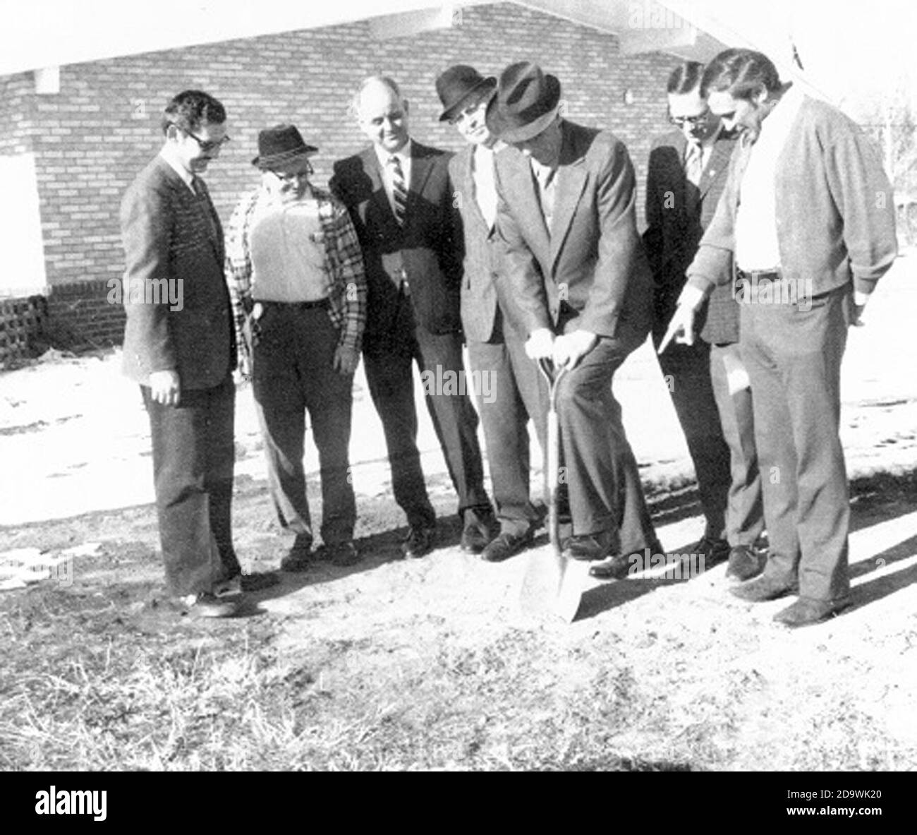Ground breaking Rocky Ford CO Stock Photo Alamy