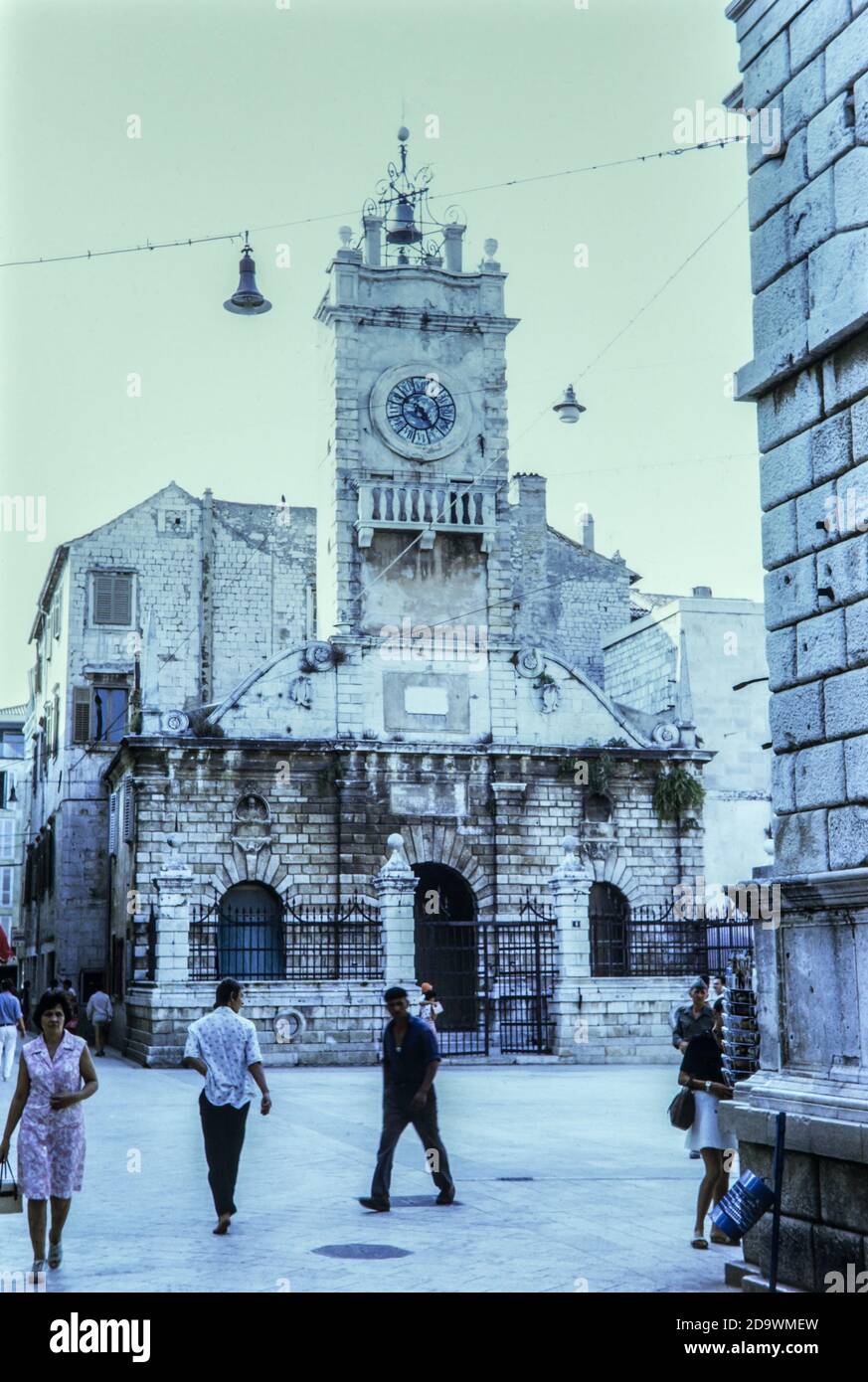 Dubrovnik (Croatia) half a century ago Stock Photo