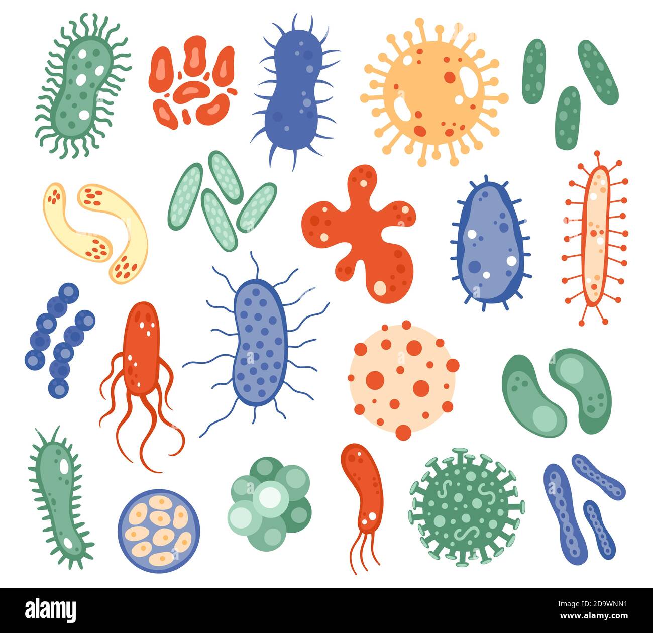 Biology Biological virus, bacteria, disease microbes, infection germ and