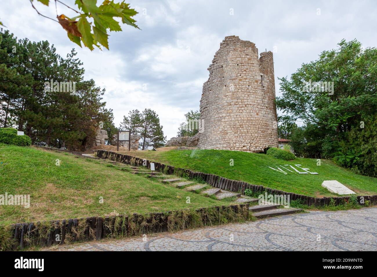 Vize Castle in Vize, Kirklareli - Turkey Stock Photo