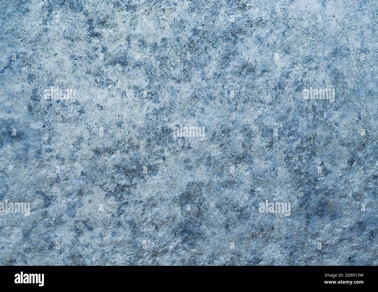 Blue Rough Grunge Painted Surface Decorative Design Texture. Dark Gloomy Background. Abstract Pattern Stock Photo