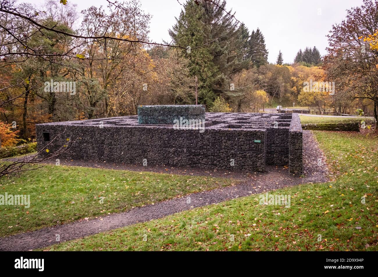 Minotaur Maze, Kielder, Northumberland, England, UK Stock Photo Alamy