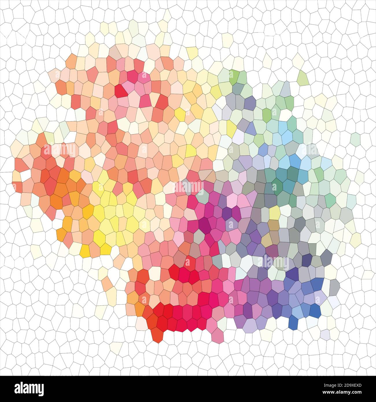 Colorful Cellular Texture Wallpaper Abstract On White Background Stock ...