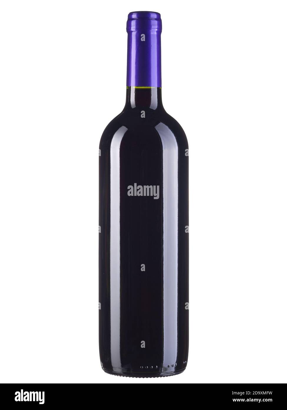 Bottle of red wine isolated on white background Stock Photo - Alamy