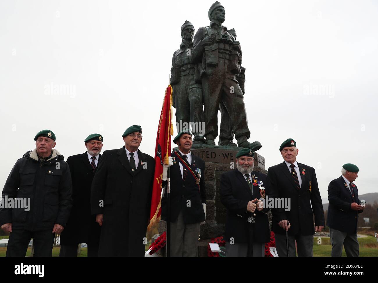 A small number of serving and former Royal Marine Commandos at the ...