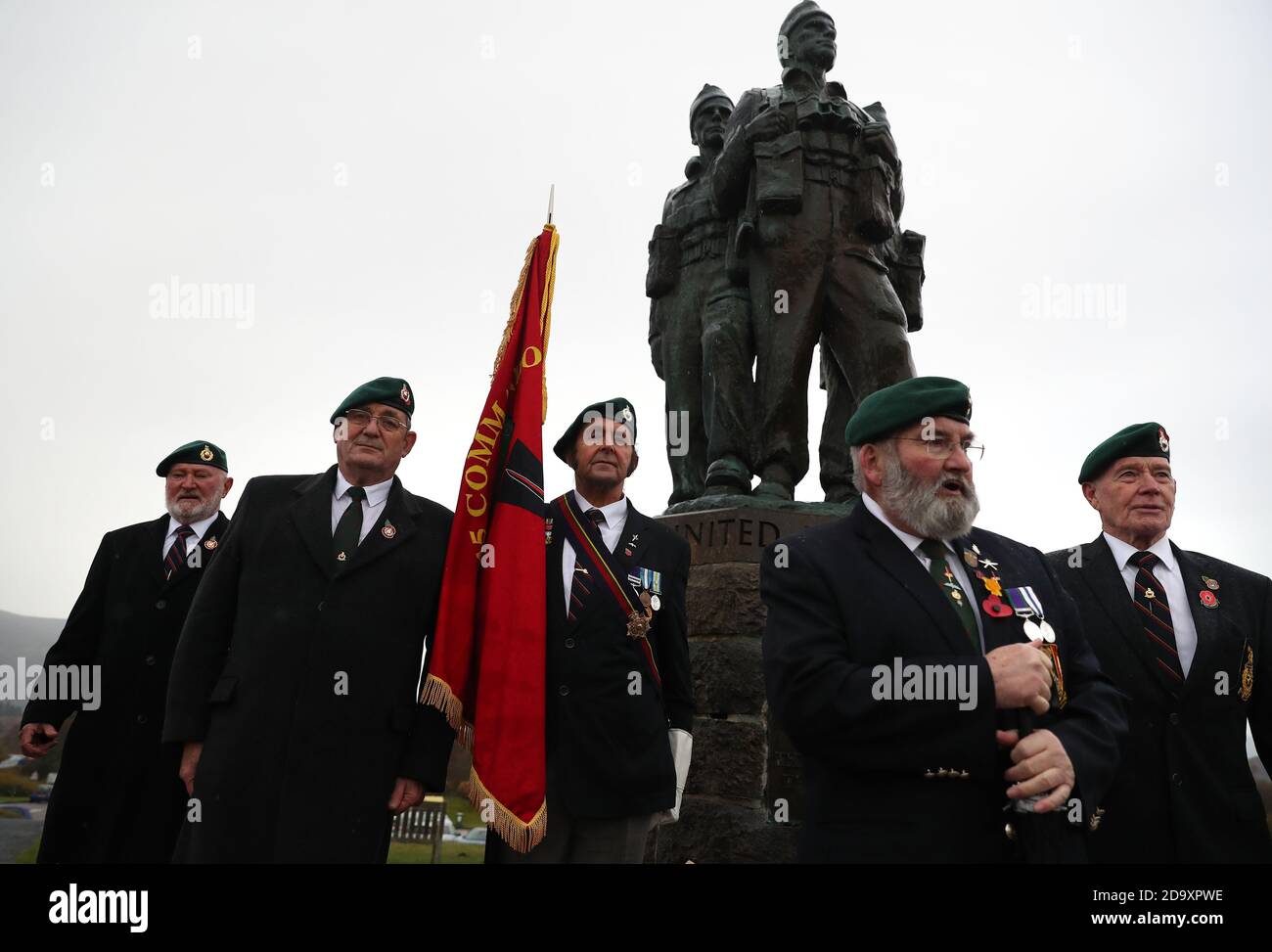 A small number of serving and former Royal Marine Commandos at the ...