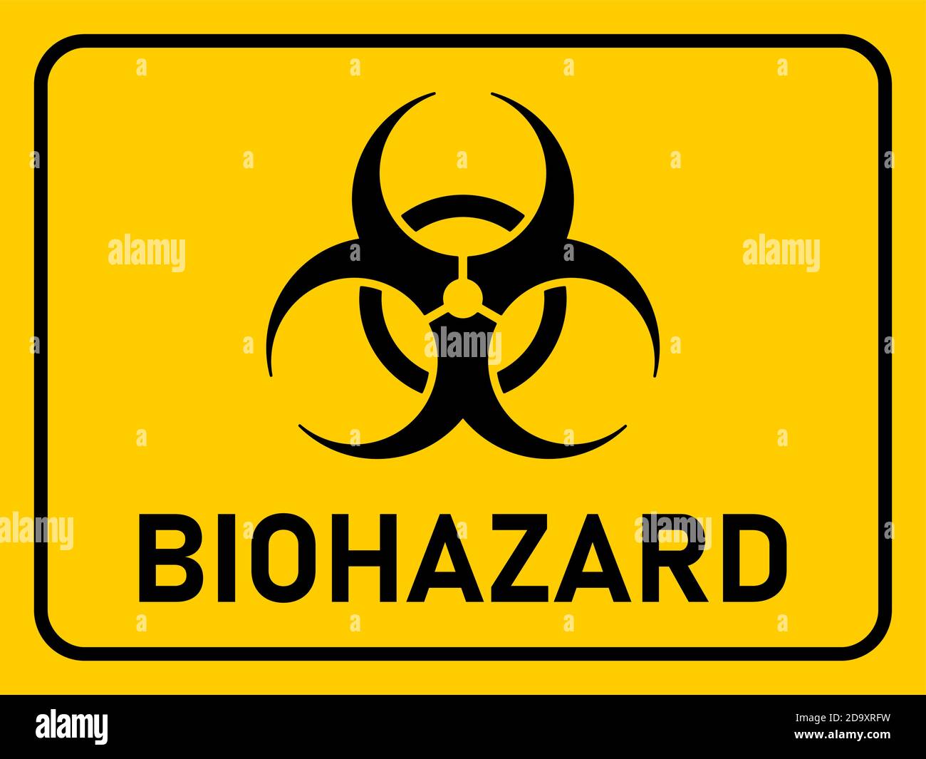 Biological Hazard or Biohazard Sign. Vector Image Stock Vector Image
