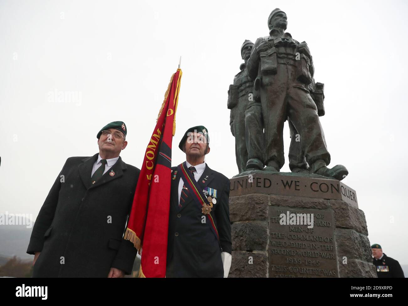 A small number of serving and former Royal Marine Commandos at the ...