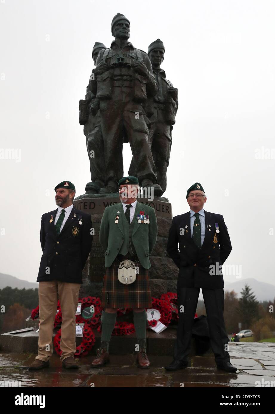 A small number of serving and former Royal Marine Commandos at the ...