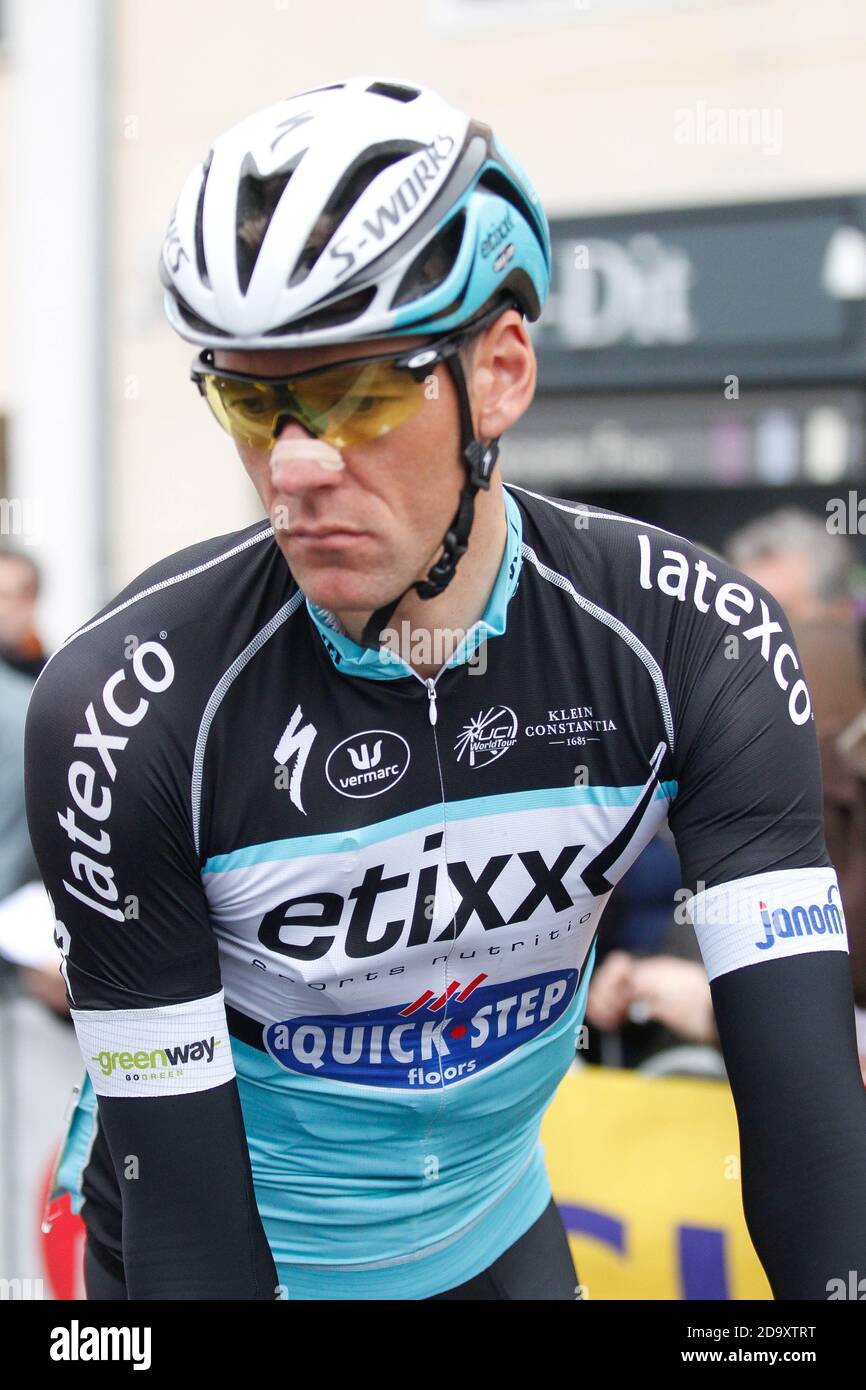 VANDENBERGH Stijn of Etixx - Quick Step during the Paris - Nice Cycling  2015 1ere Stage - Saint-Rémy-lès-Chevreuse › Contres on March 09 2015 in  Maurepas,France- Photo Laurent Lairys/ DPPI Stock Photo - Alamy