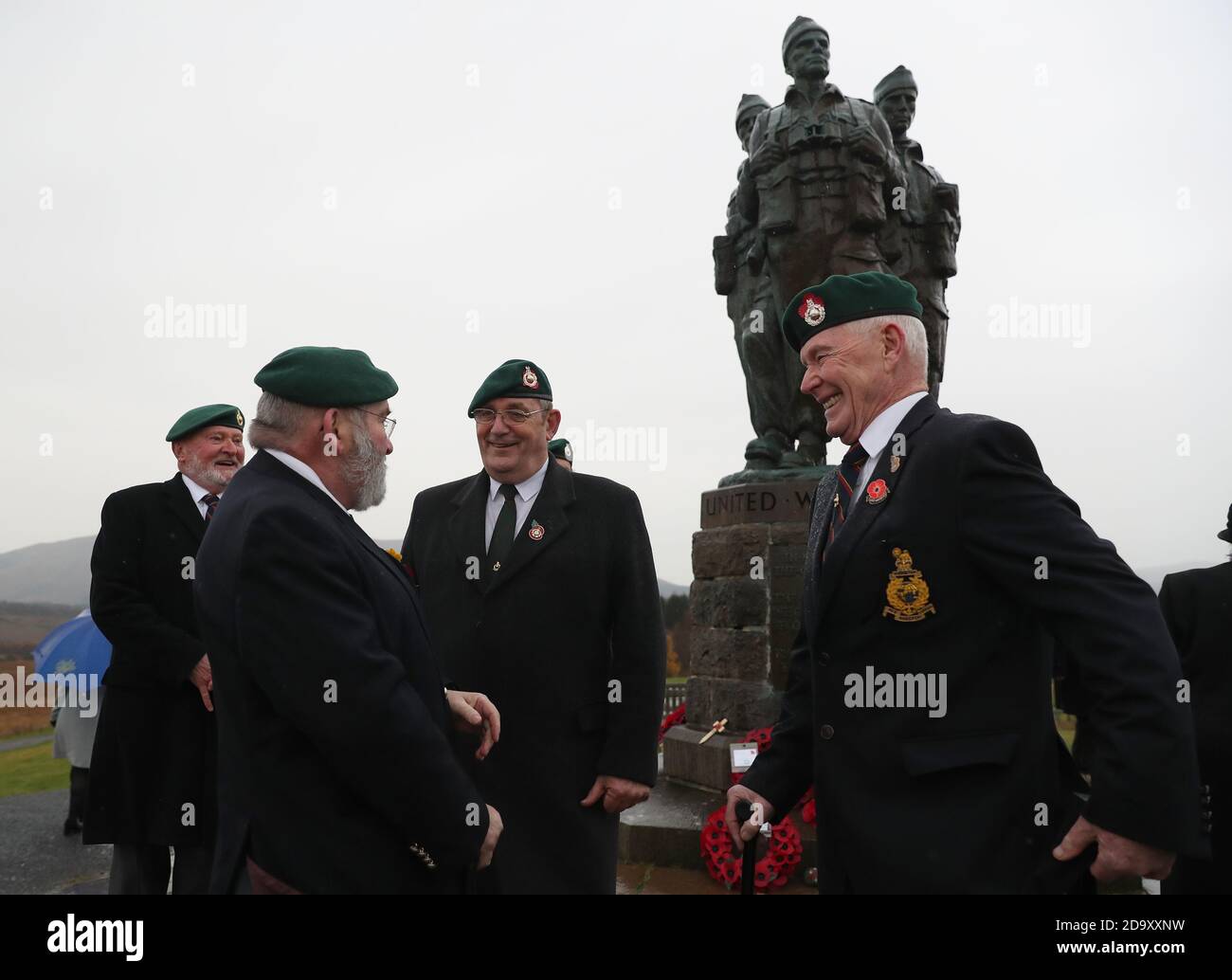A small number of serving and former Royal Marine Commandos at the ...