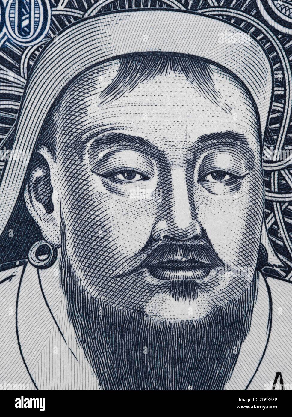 Genghis khan portrait hires stock photography and images Alamy