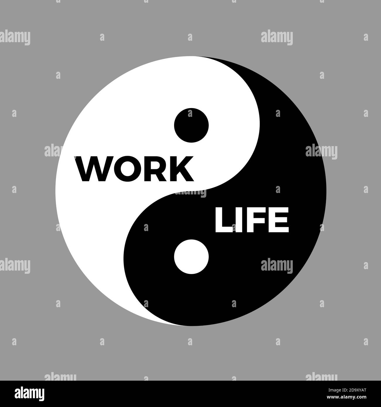 Work life balance - balanced harmony and equality between employment