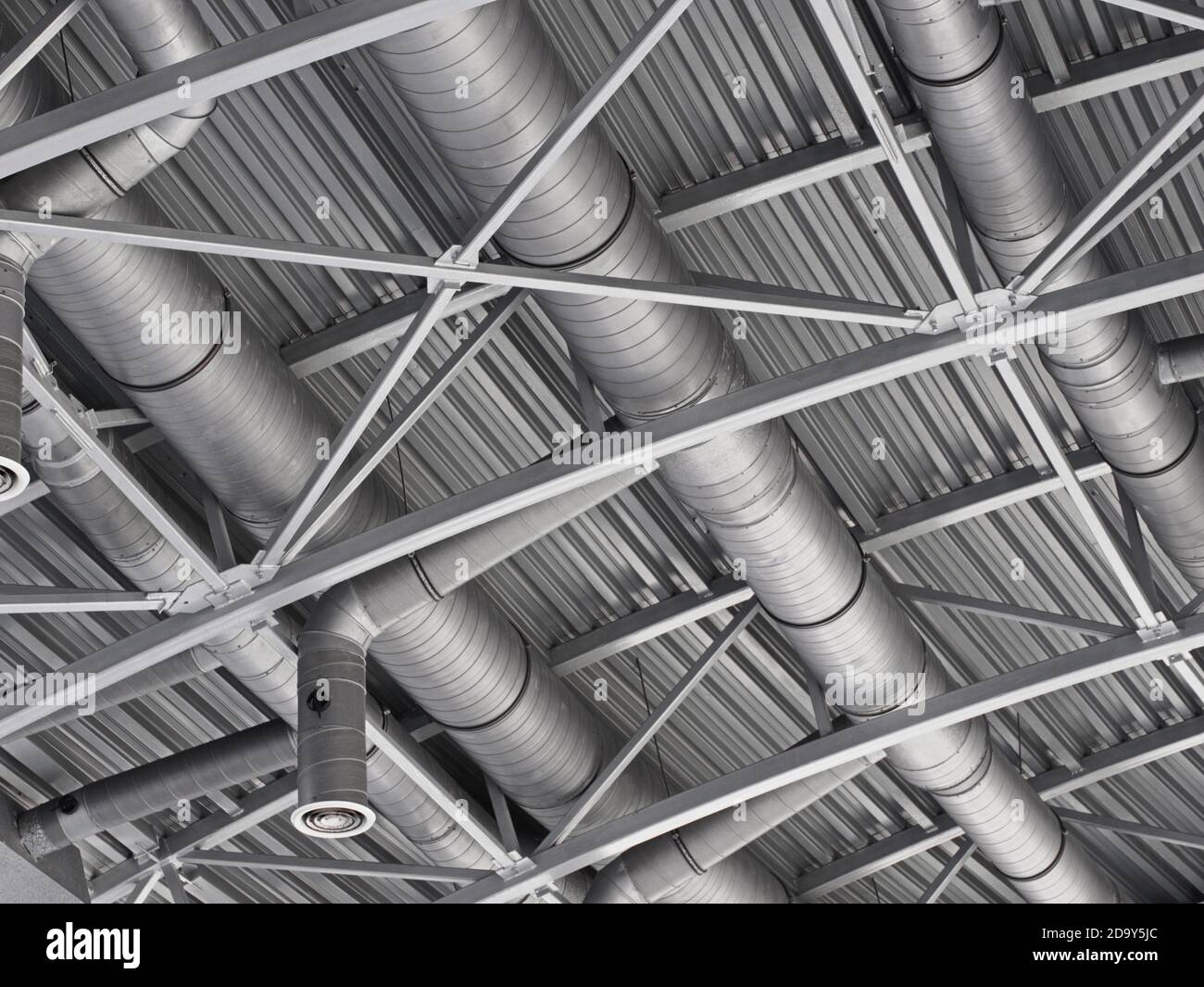 Hvac duct air ventilation pipes system Stock Photo Alamy
