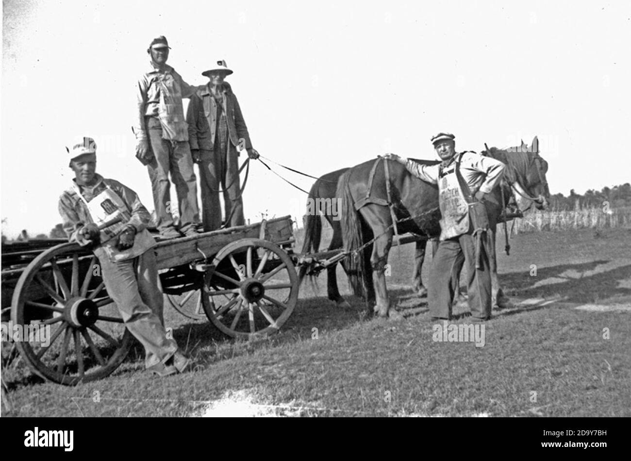Mennonite Disaster Service, Judsonia, Arkansas, tornado 1952 Stock