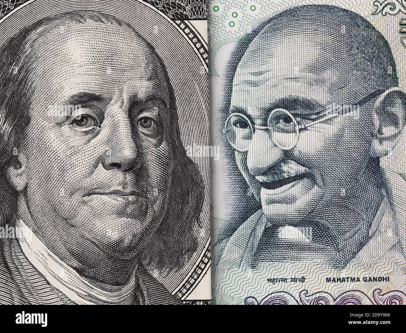 Rupee Dollar High Resolution Stock Photography And Images Alamy