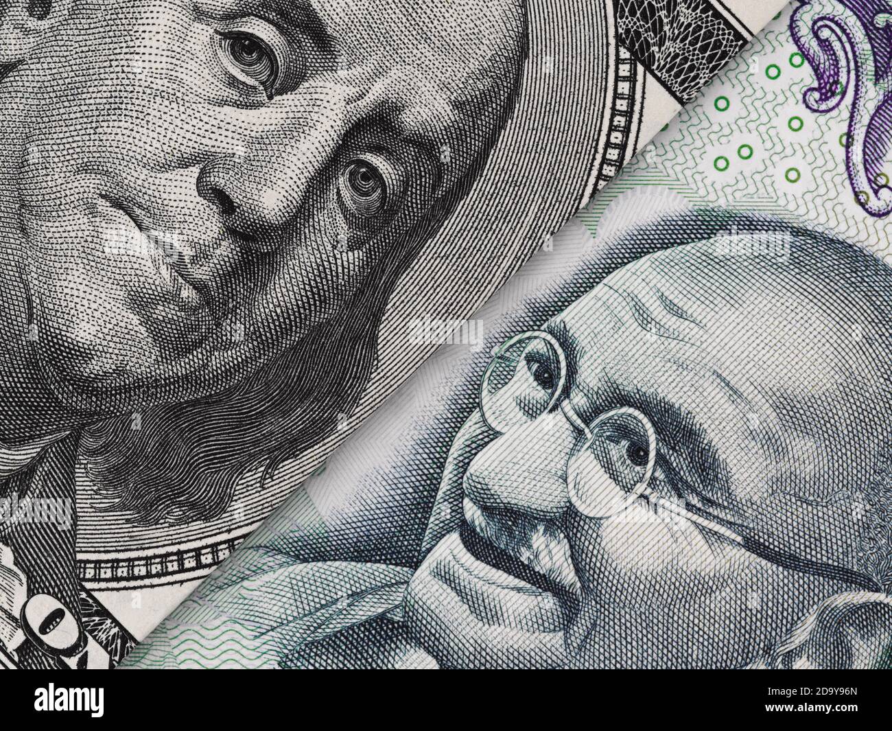 Rupee Dollar High Resolution Stock Photography And Images Alamy