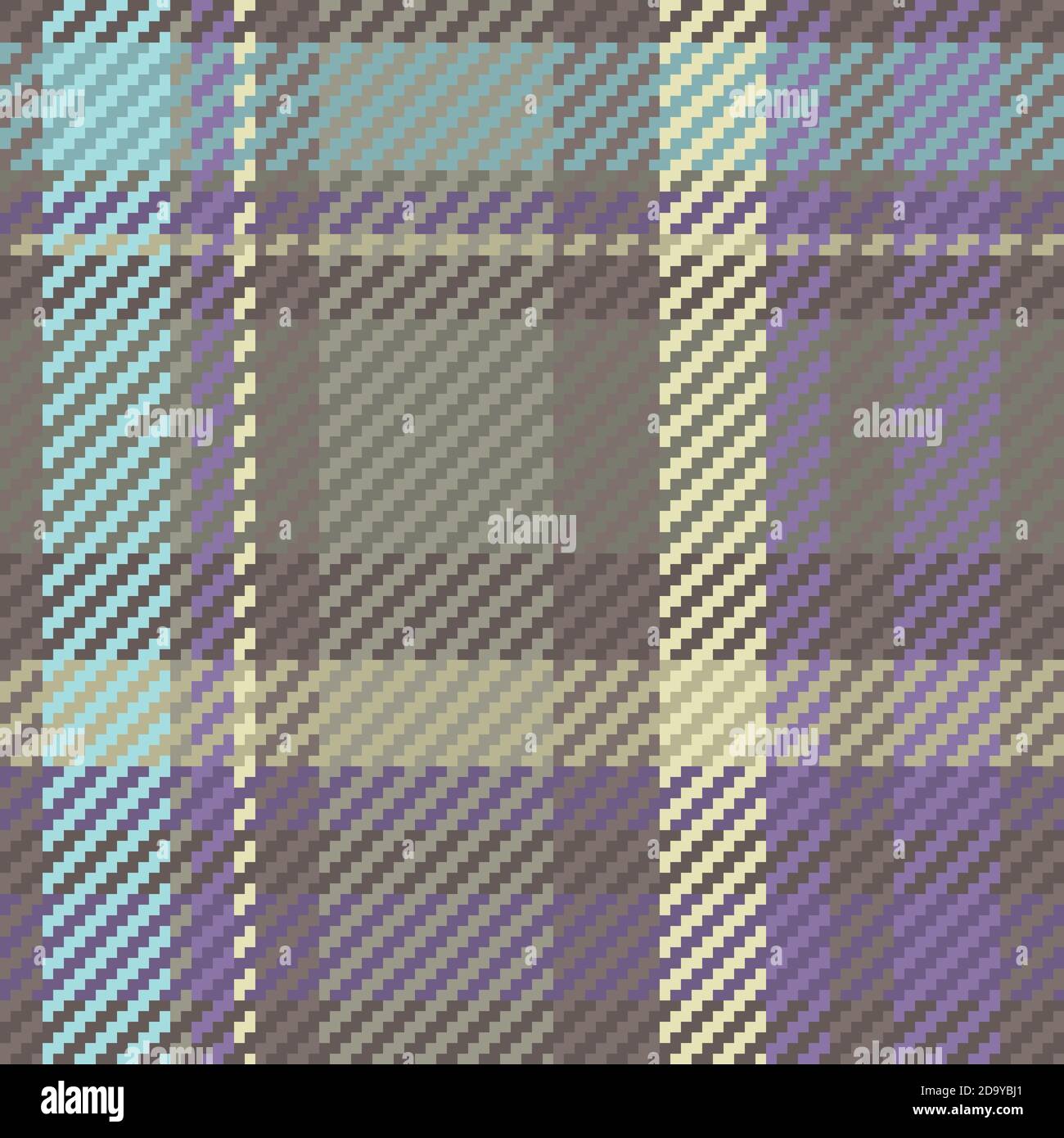 Seamless pattern of scottish tartan plaid. Repeatable background with check fabric texture. Flat vector backdrop of striped textile print. Stock Vector