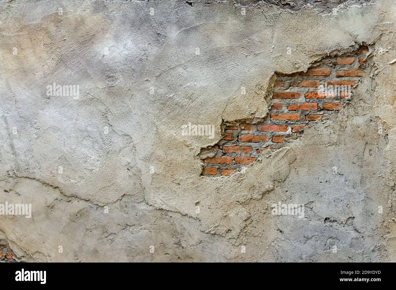 Brick, block, orange and mortar wall  as texture background. Stock Photo