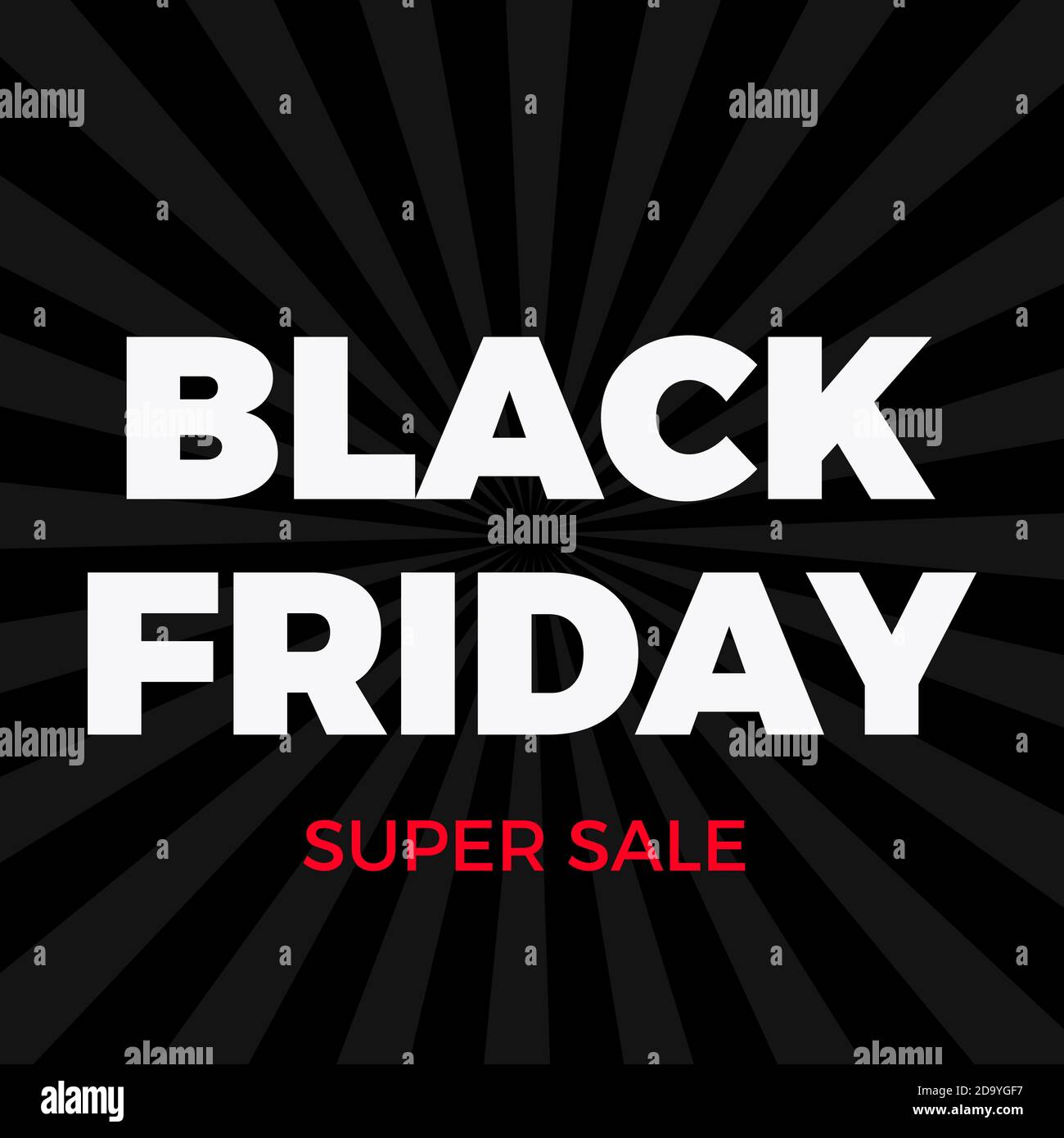 Black friday sale inscription design template. Black friday banner. Vector illustration. Stock Vector