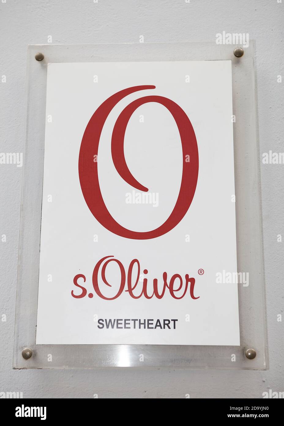 s oliver logo sign Stock Photo