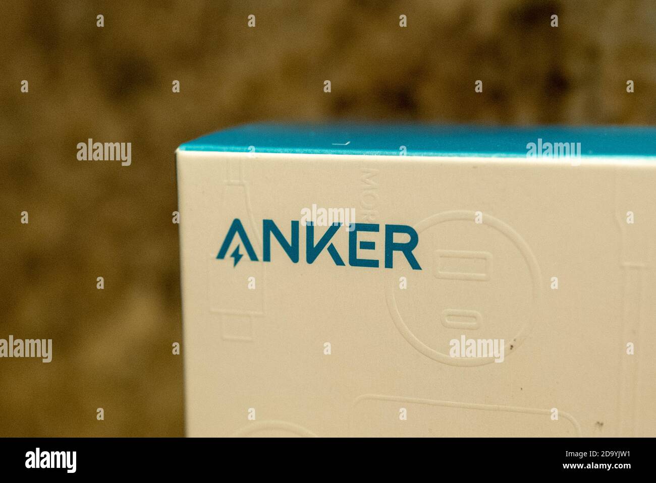 selvmord Lagring krøllet SAN FRANCISCO, CALIFORNIA: The logo of Chinese electronics manufacturer  Anker, October 19, 2020. Anker is a Chinese electronics brand owned by Anker  Innovations based in Shenzhen, Guangdong. The brand is known for