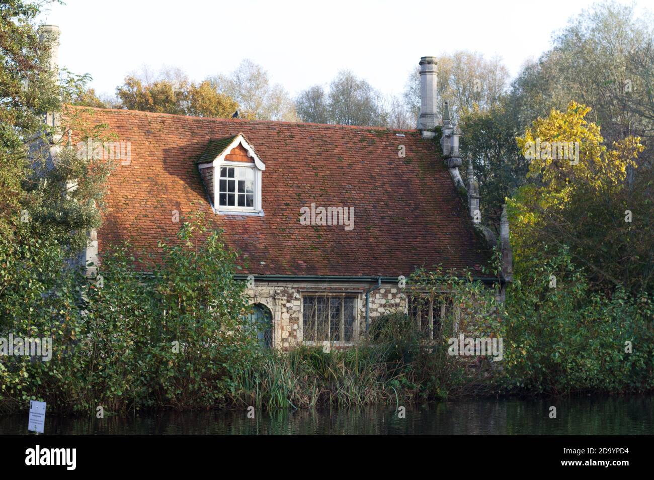 Bourne Mill, Colchester, Essex, a former water mill now owned by the