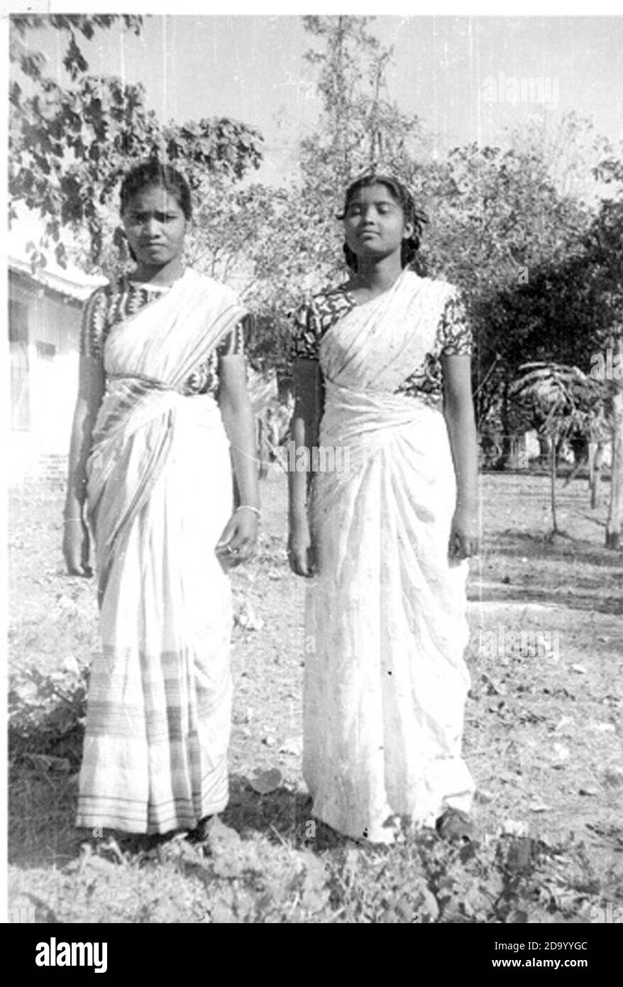 Two Chandwa Bible School students Bihar India _ Stock Photo