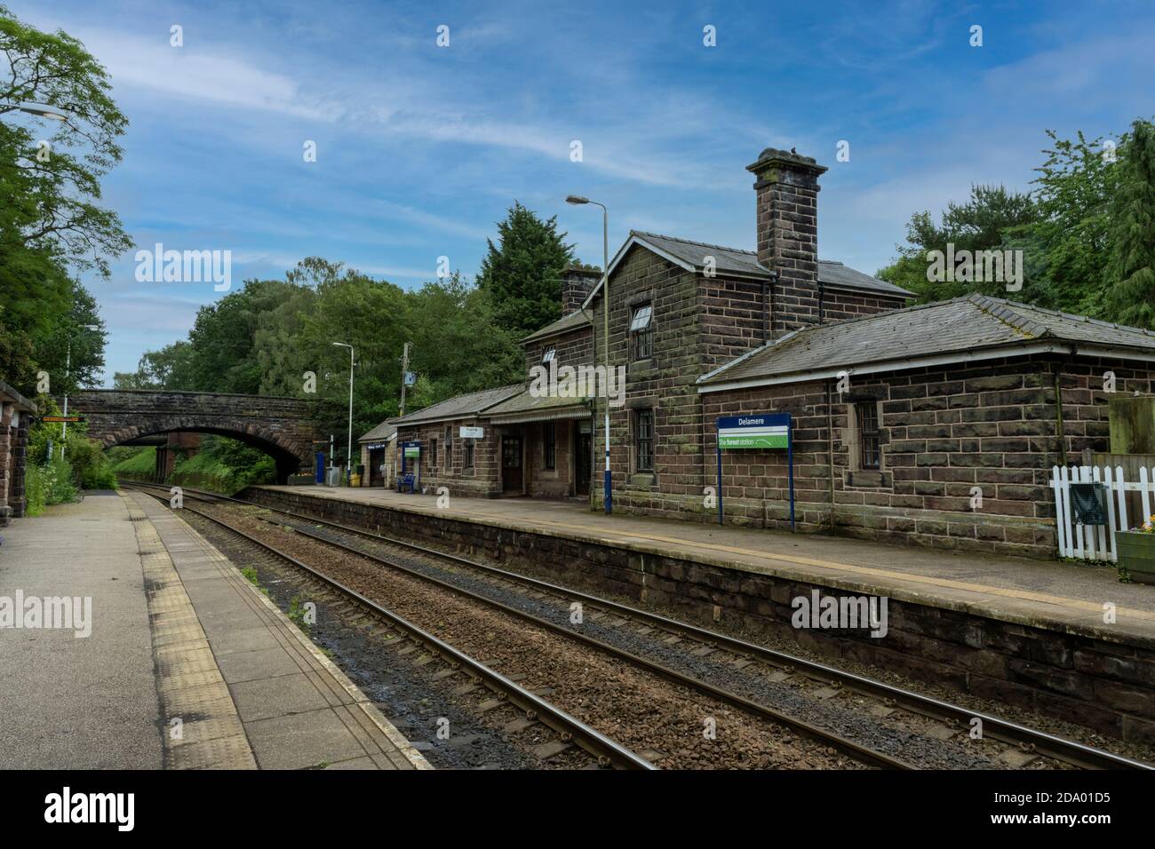 Delamere Railway Station, Delamere, Cheshire, England, UK Stock Photo