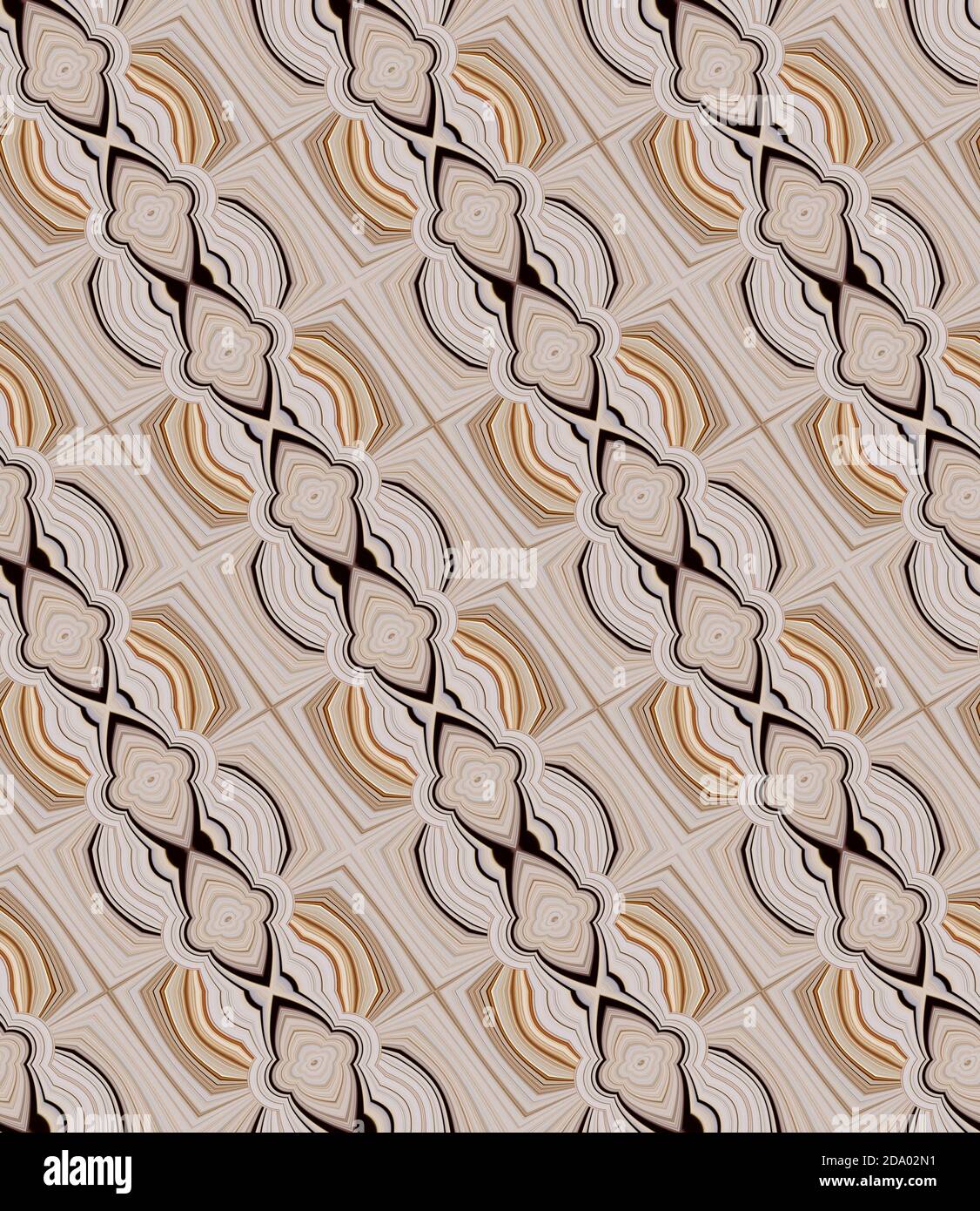 Soft abstract seamless design pattern. Shades of brown. Design for decor, prints, textile, furniture, cloth, digital. Stock Photo