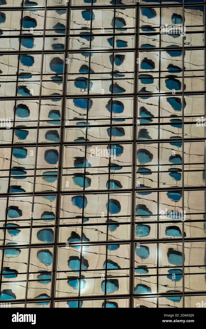 The distinctive round porthole windows in the façade of Jardine House ...