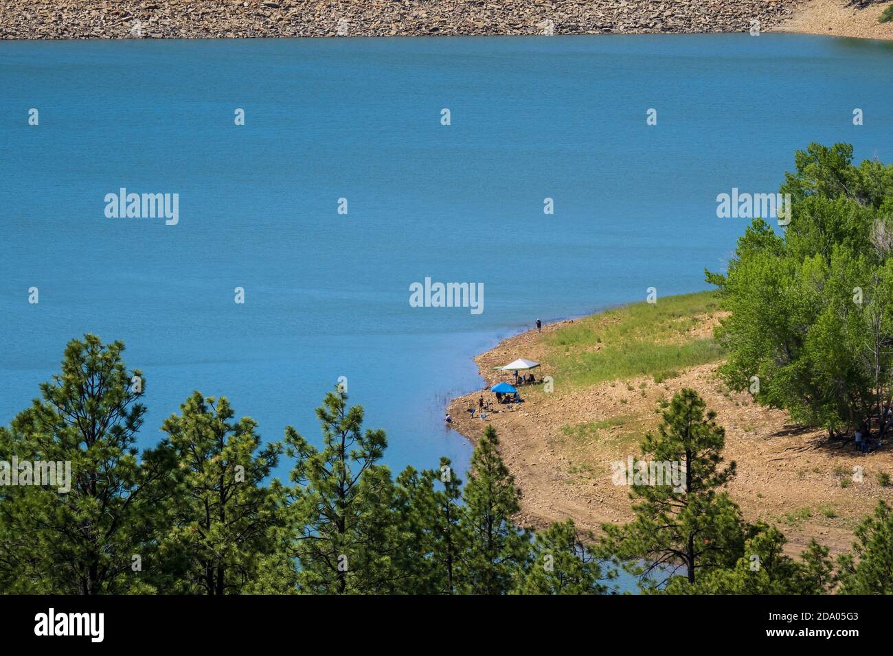 Jackson Gulch Reservoir, Mancos State Park, Mancos, Colorado Stock