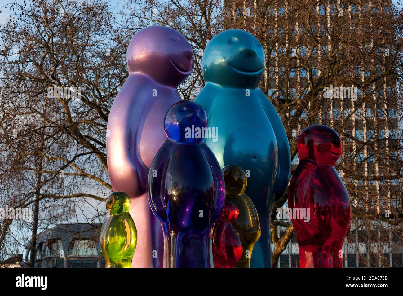 Jelly Baby Family installation by Mauro Perucchetti, Hyde Park, London