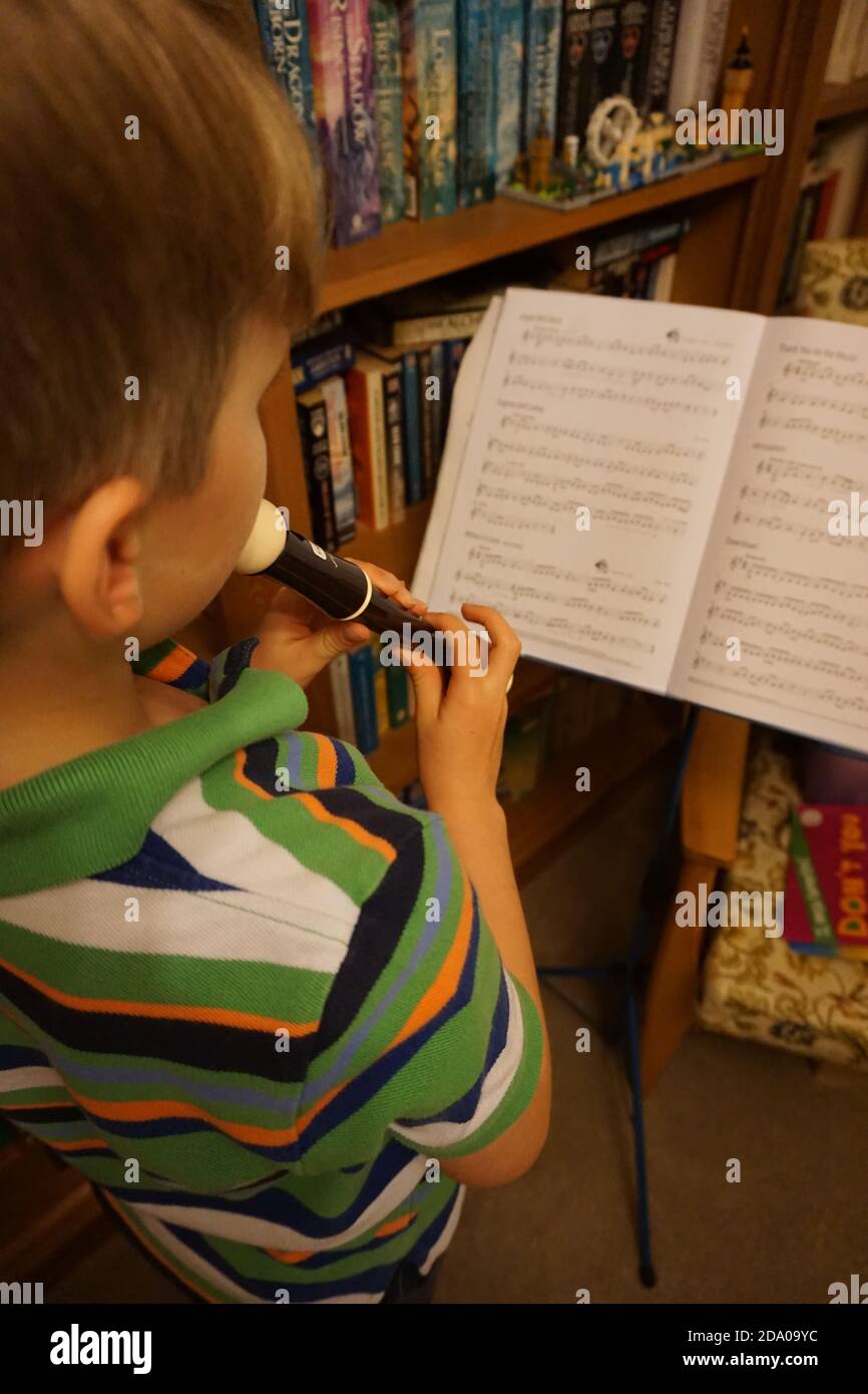 Boy recorder hires stock photography and images Alamy