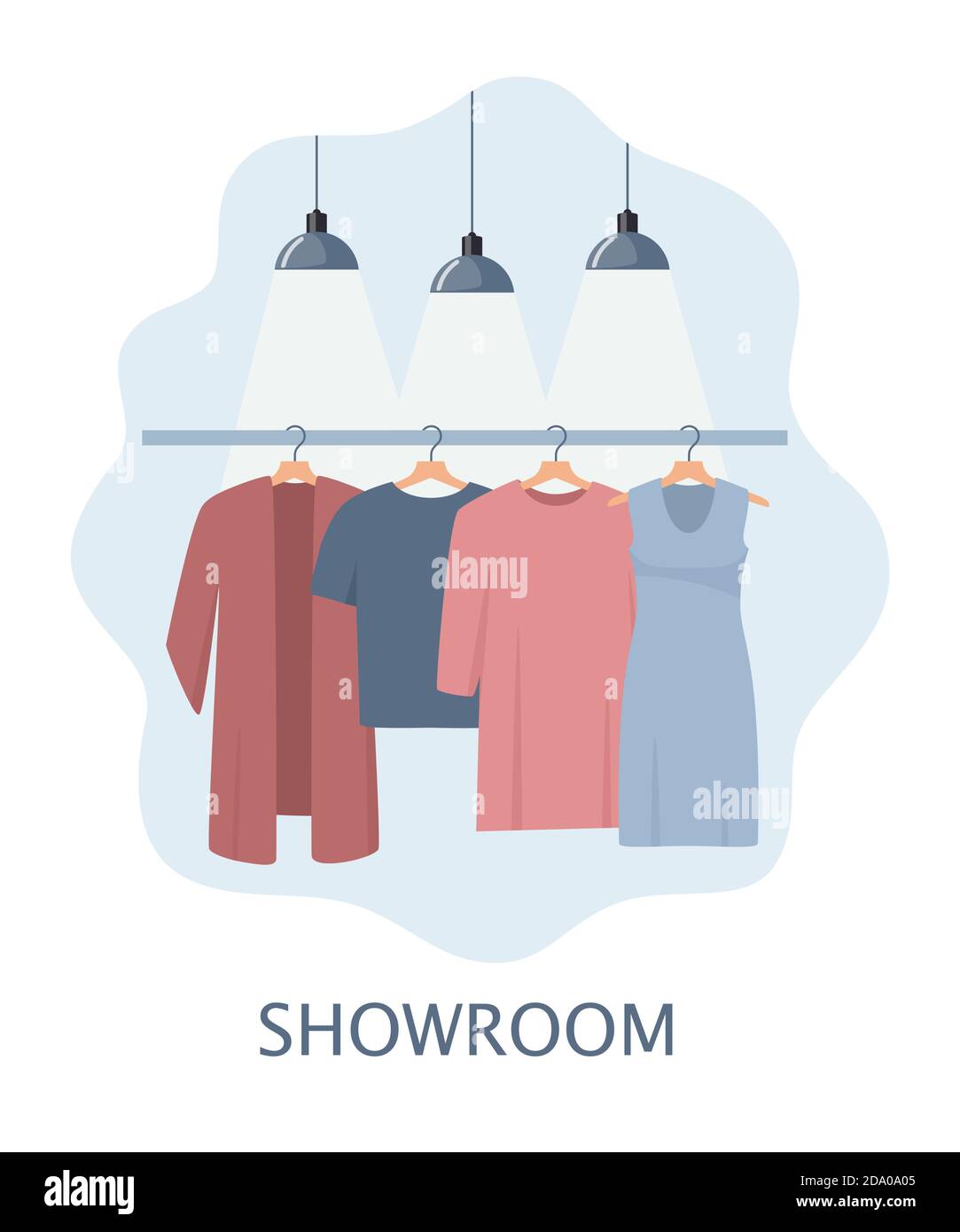 A clothes shop Stock Vector Images