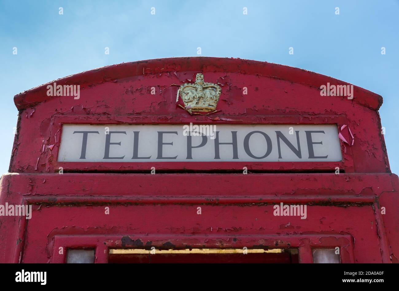 Old red phone boxes Stock Photo Alamy