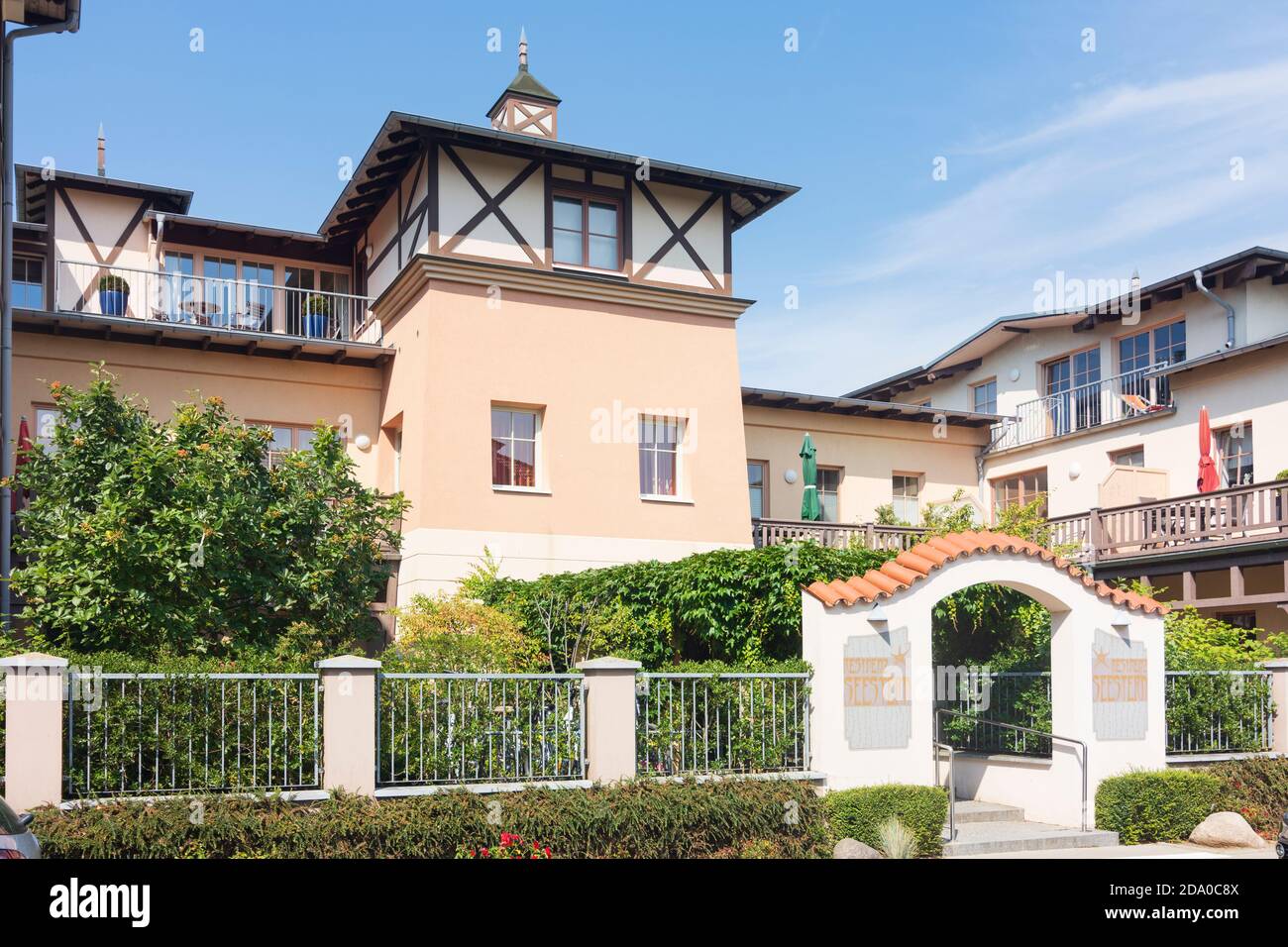 Kühlungsborn: residence Seestern, Ostsee (Baltic Sea), Mecklenburg-Vorpommern, Germany Stock Photo